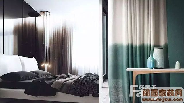 窗帘效果图 飘窗窗帘效果图