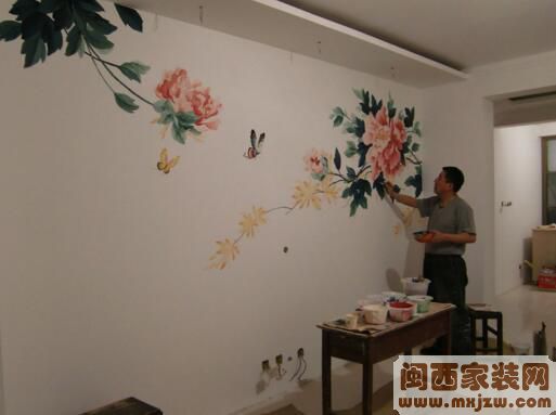 手绘背景墙设计要点~!@如何清除手绘背景墙